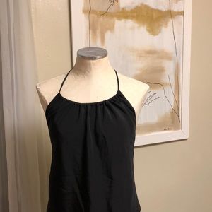 Black halter top